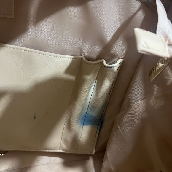 BEIS The Work Tote Beige Bag Travel Lg With Strap/ Interior iPad Snap On Pouch - Picture 14 of 16